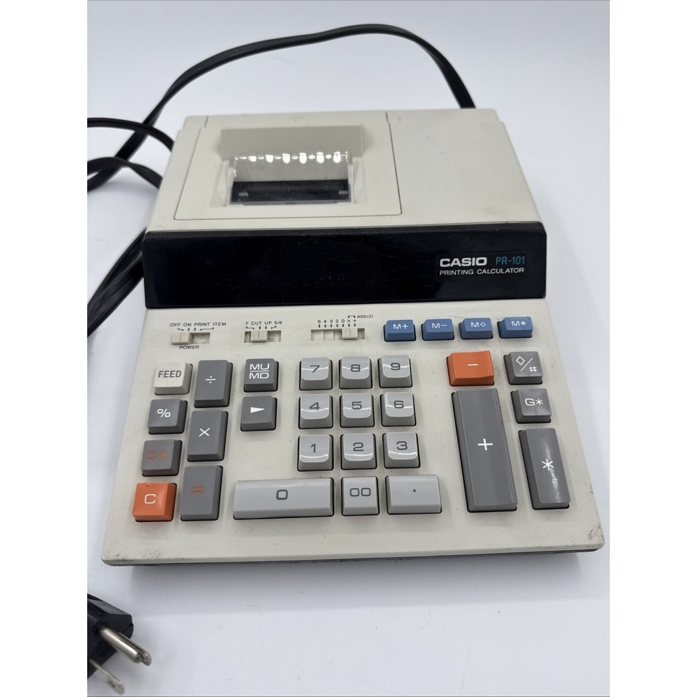 Casio Model PR 101 Printing Calculator Great for Businesses Tested Working